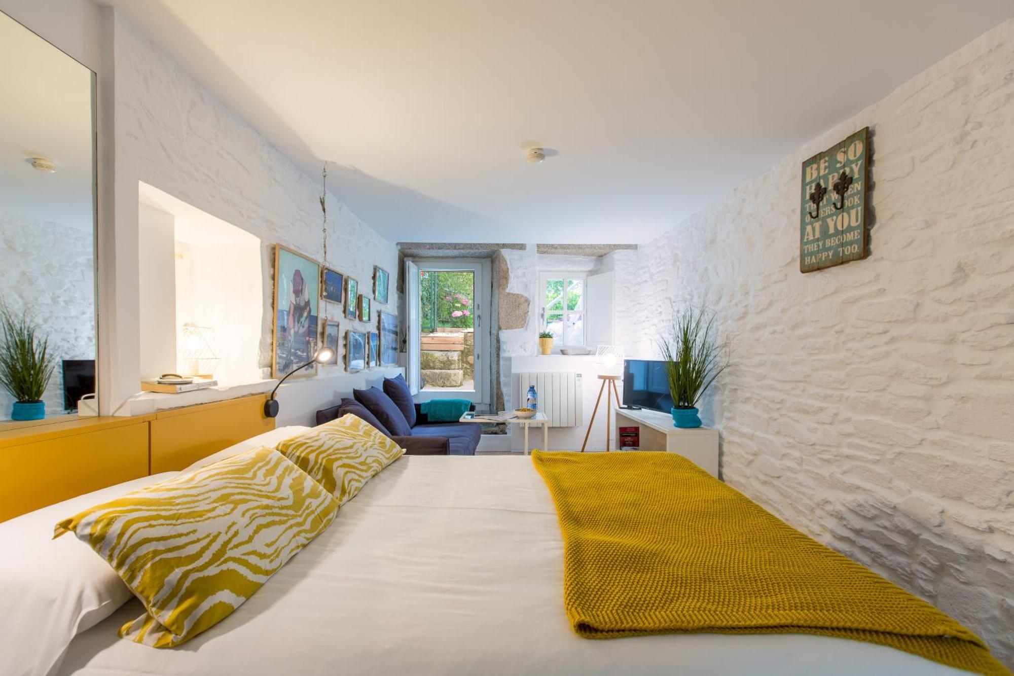 סנטיאגו דה קומפוסטלה Roompedra Apartamentos Turisticos חדר תמונה